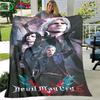 Fashion D-Devil May Cry Tapestry Game Poster Four Seasons Blanket Sofa Cover Travel Bed Plush Blanket Office Break Blanket Gift