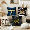 Book Dragon Cool Art F-Fourth W-Wing Cushion Cover Soft Pillow Case For Sofa Living Room Home Office Decor Protective Covers