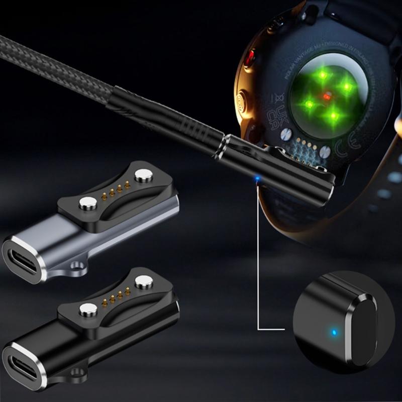 Magnetic Charging Connector Converter Adapter Head for Smartwatch Fast Charging Capability Provide Efficient Connection