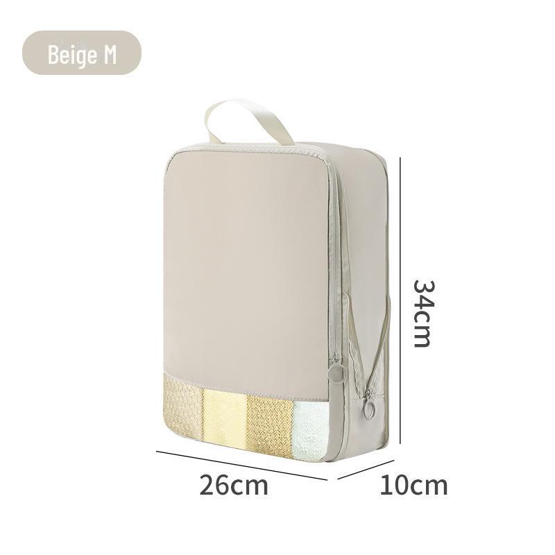 Borsa portaoggetti da viaggio comprimibile in tessuto memory - Set da 2 valigie