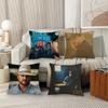 American Singer L-Luke C-Combs Pillow Case Office Cushions Suitable For Sofa Car Bedroom Decorative Cushion Cover
