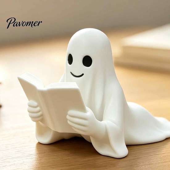 Nieuwigheid Lezen Cadeaus Geest Boekenlegger, 3D Geprint Halloween Pagina Markeerder, Thema Gereedschap Lichtgewicht PLA Clip voor Studenten En Kantoorartikelen