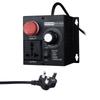 220V Stepless 4KW Ceiling Fan Speed & Temperature Control Switch with Dimming and Angle Grinder Reducer
