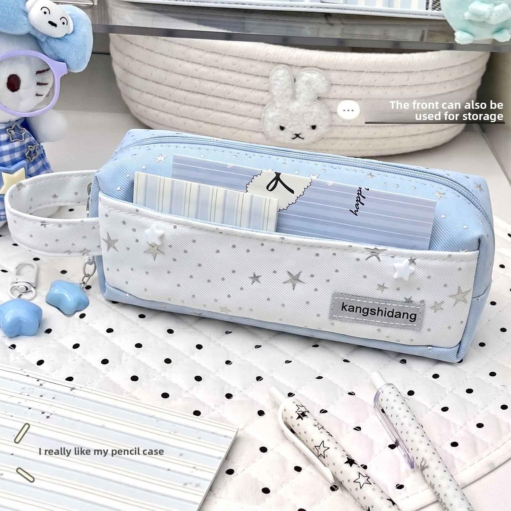 Fabric Pencil Case Large Capacity For Students With Stylish Design For School Supplies