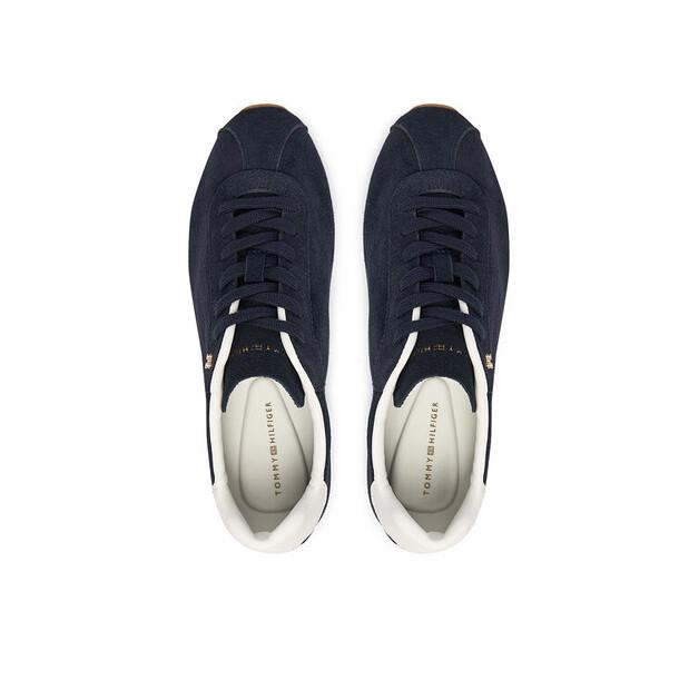 Scarpe da ginnastica Tommy Hilfiger Th Bella Low Runner in camoscio
