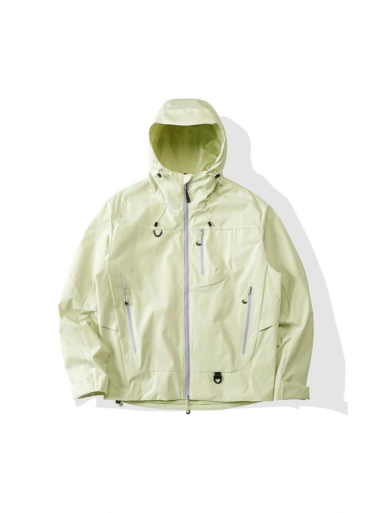 Unisex Camel Outdoor Windbreaker Jacket: Windproof, Waterproof, Loose Fit for Spring and Autumn.