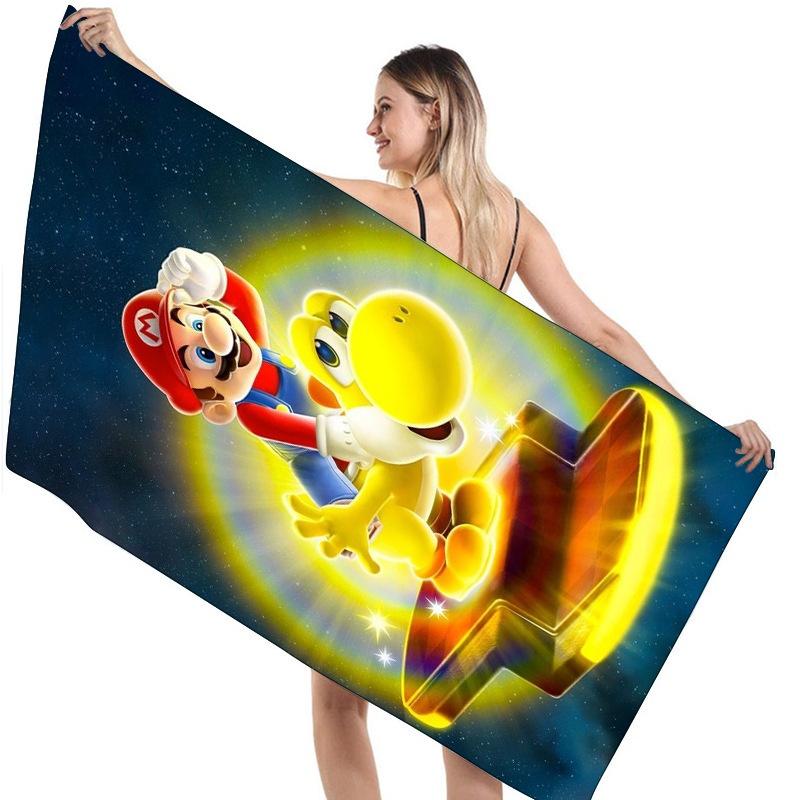 Children's Mario Beach Towel Super Soft And Absorbent!