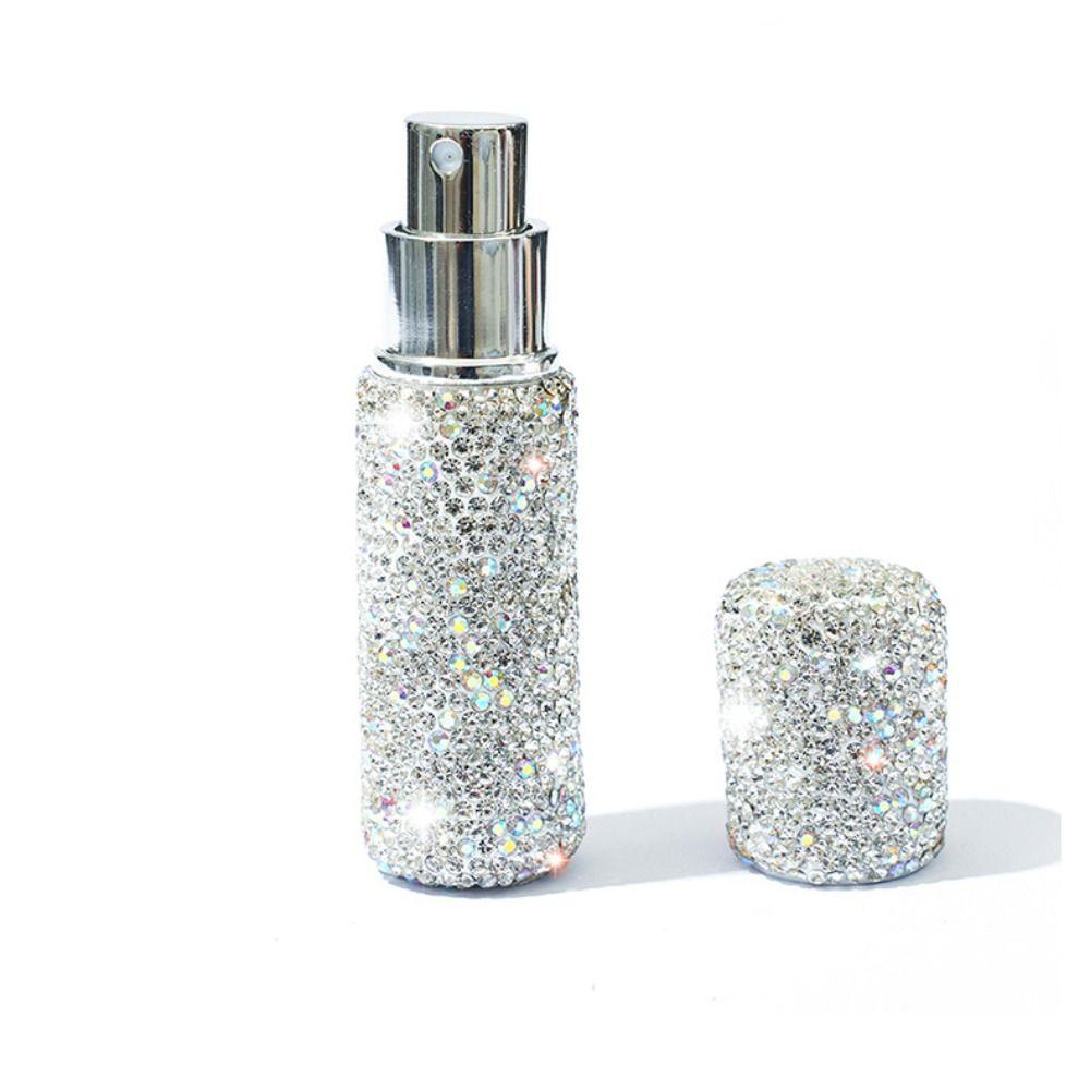 Empty Perfume Bottle Full Rhinestone Cosmetic Refillable Bottles Refillable Bottles
