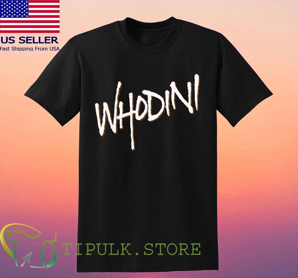 WHODINI Men's Black Size S-5XL