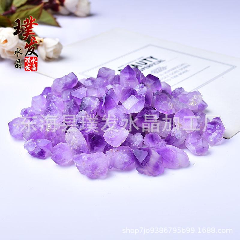Amethyst Flower Cluster Incense Diffuser Stone for Fish Tanks