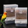 1 Set Vogelfutterspender Abnehmbar Transparent Kunststoff Papagei Hängend Automatisch Futterspender Gartenbedarf