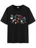 2026 New Unisex Japanese Anime JJK Pattern TShirt Jujutsu Kaisen Character Gojo Graphic Short Sleeve Regular Fix Tee Shirt