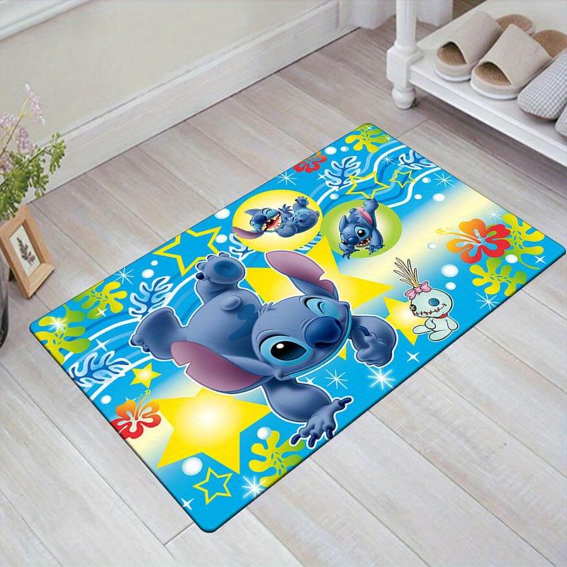 1ks Disney Lilo a Stitch Vzorový Koberec Plošný Koberec Protišmykový Koberec Ručne Umývateľná Podložka na Podlahu Vhodná do Obývacej Izby Spálne Domáca Dekorácia