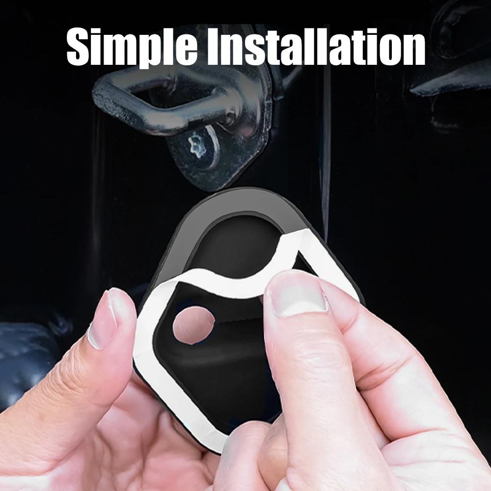 Stainless Steel Car Door Lock Cover Protective Case for Skoda Octavia KAMIQ KODIAQ SUPERB RAPIDFABIA YETI Wheel Sticker Styling Hkdn85