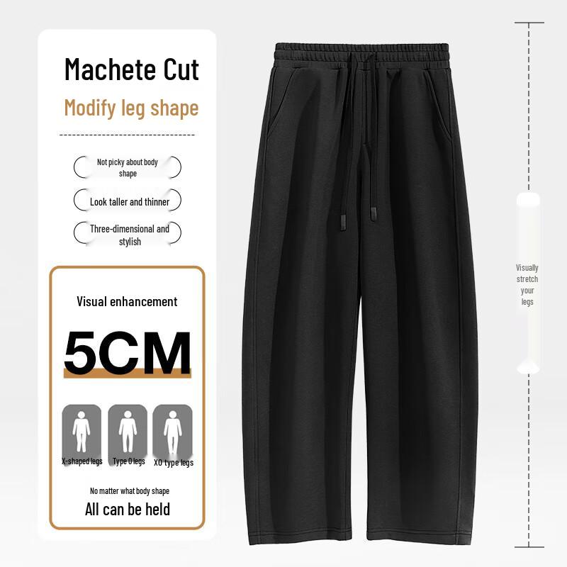 Jeanswest Herren American Style Buchstaben Grafik Gebogenes Bein Weite Jogginghose