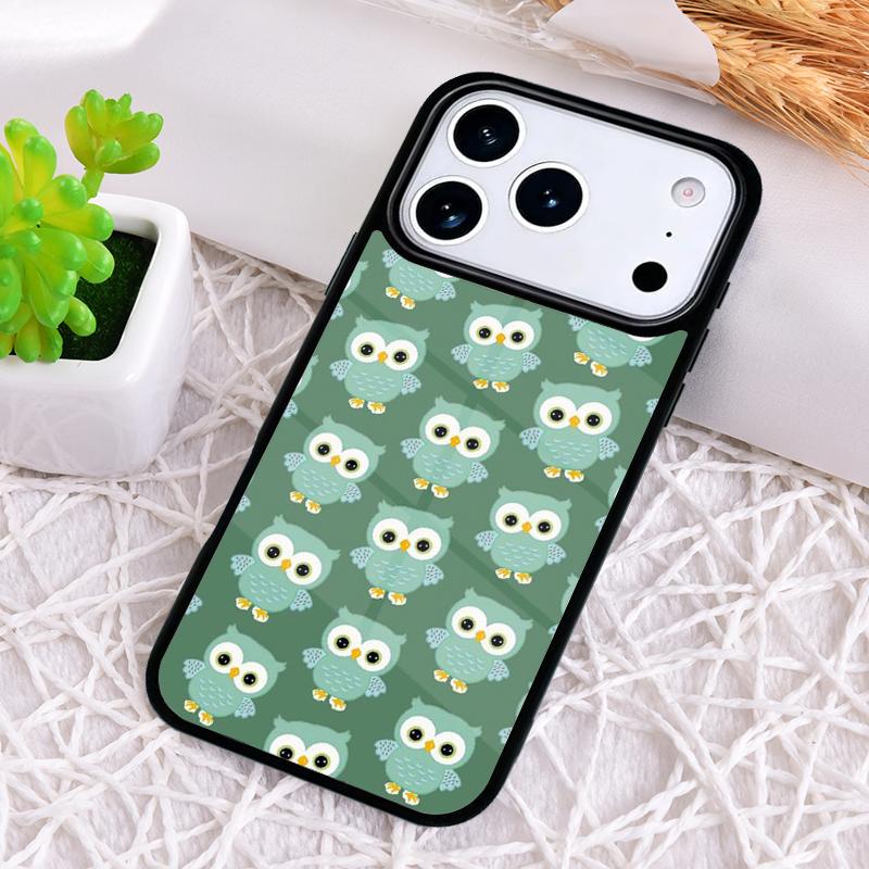 Owl Cute lovers Kawaii Cartoon Shockproof Phone Case for iPhone 17 Air 16e 15 11 12 14 13 Pro Max Cover Coque