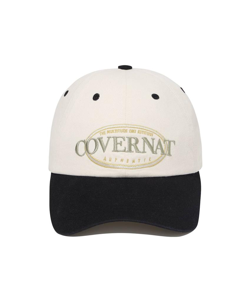 COVERNAT [Cozy Fit] Vintage Ball Cap White