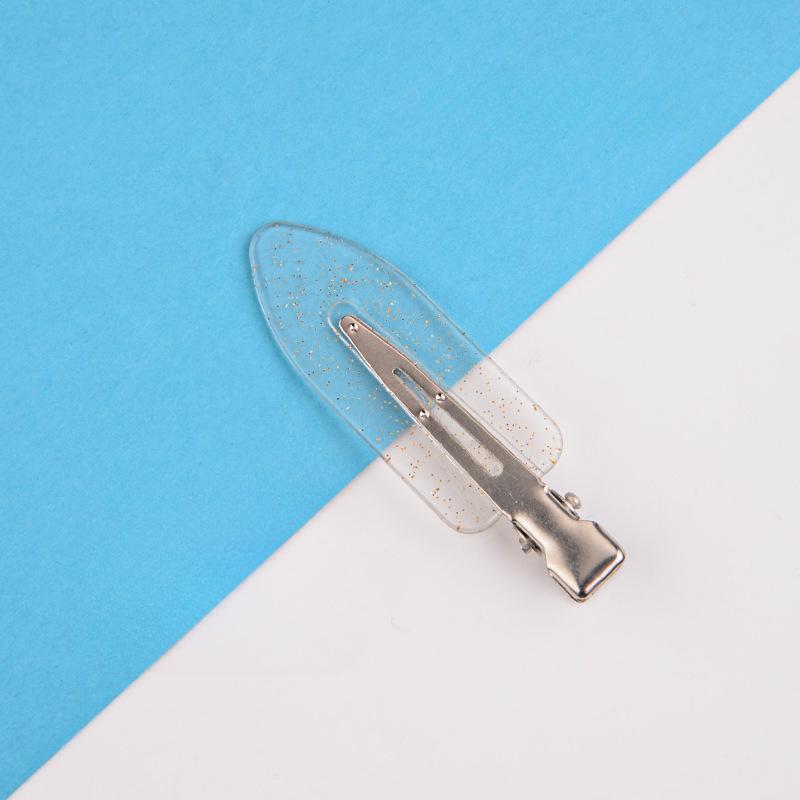Simple Solid Color No Bend Seamless Hair Clips Side Bangs Barrette Makeup Washing Face Accessories Girls Styling Hairpins