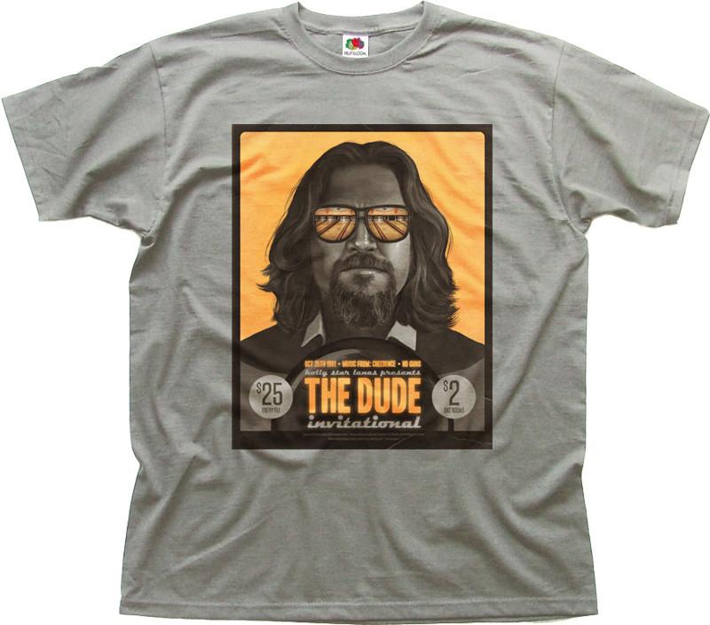 Big Lebowski The Dude Funny Movie Zinc Cotton T-shirt 0013