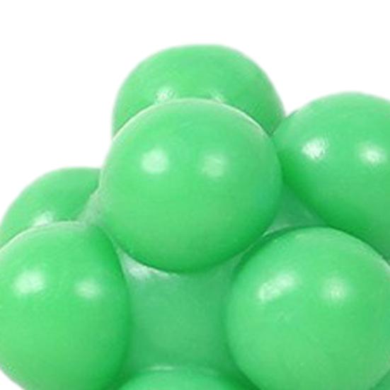 Bouncy Cat Toy Ball with Elastic Bounce TPR Multi-Angle Chew Toy for Solo Play & Teething Self-Entertainment Toy for Kittens Adult Cats