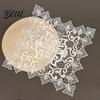Dustproof Covers for Furniture White Lace Doily Elegant Retro Placemat Embroidered Table Decorative Weddings Mat Rectangular Round Oval Doilies