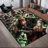 One Piece Zoro Anti-Slip Rug, Rectangular Carpet for Living Room, Bedroom & Game Area, Perfect Home Decoration