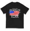 Justice For Charlie Kirk, Memorial Kids T Shirt