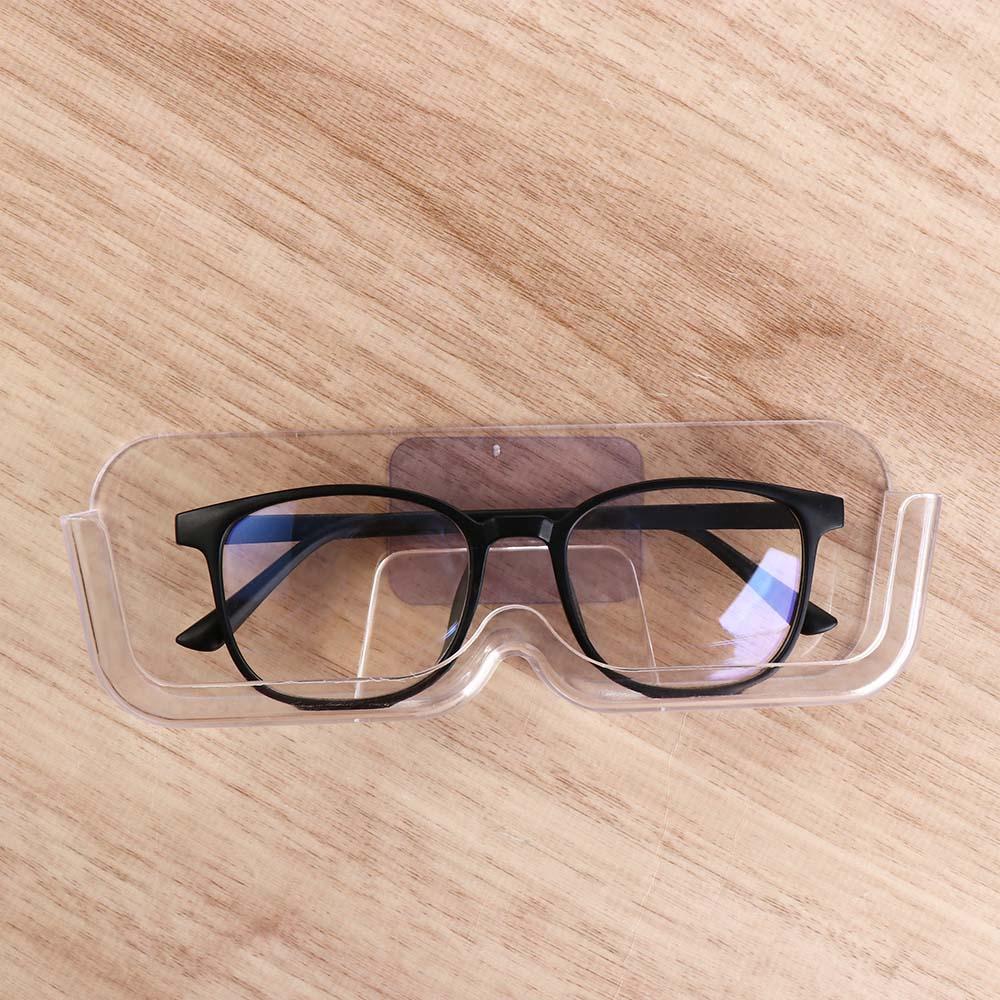 Wall Mounted Glasses Storage Box Punch-free Myopia Glasses Display Rack  Bedside