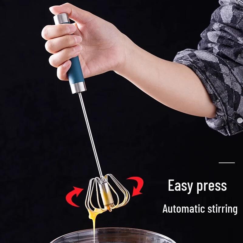 Zhaoran Stainless Steel Semi-Automatic Egg Whisk