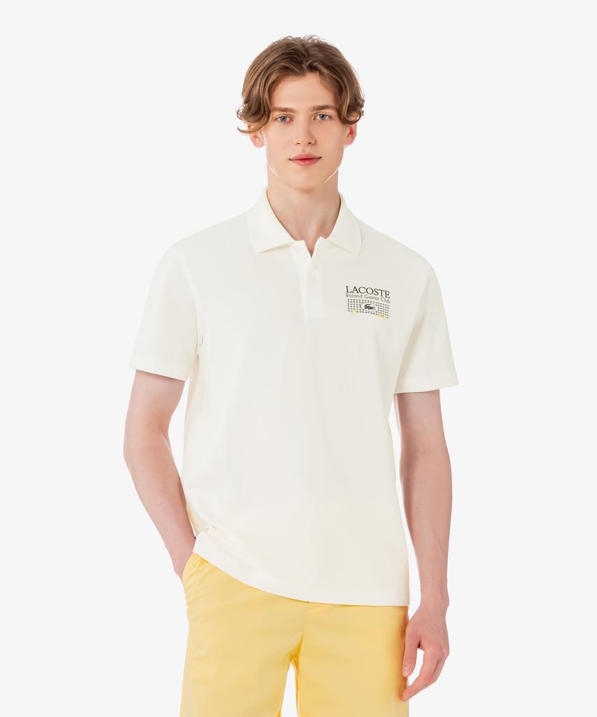 LACOSTE Men'S Roland Garros Graphic Polo Shirt Ph0379-56G 70V