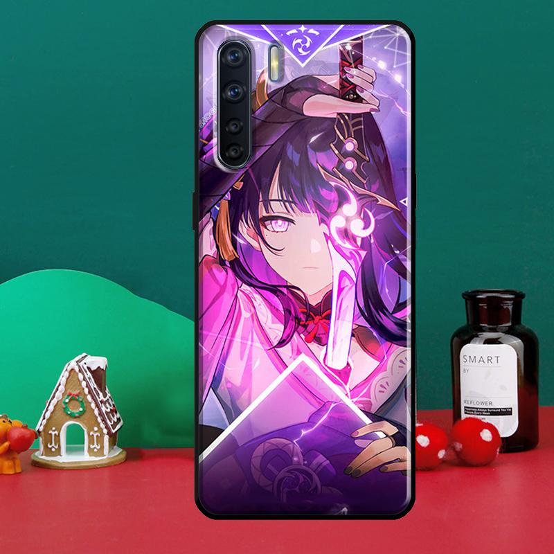 Genshin Impact Raiden Shogun Baal OPPO A15 A83 A91 A93 A1K A3S A5S A52 A72 A54 A74 A94 A31 A5 A9 A53S 2020 Telefon tok