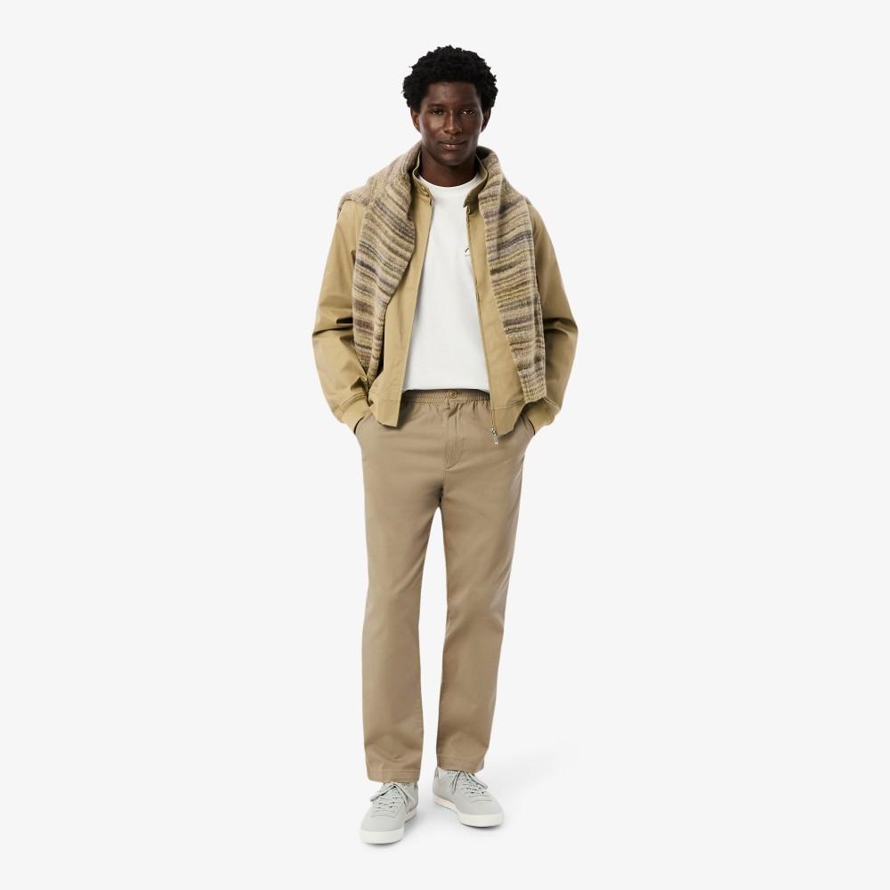 Lacoste Men's Cotton Stretch Regular Fit Banded Pants XH0062-55NCB8