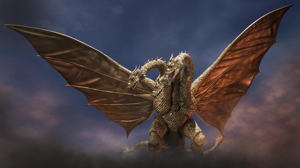 TAMASHII NATIONS Godzilla King Ghidorah Action Figure [1972] S.H.MonsterArts