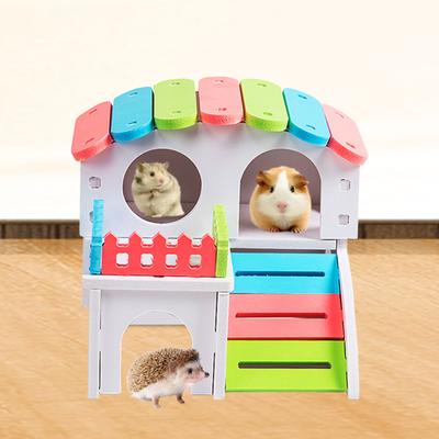 Dekoratives Haustierversteckhaus, feuchtigkeitsbeständiges Übungstraining, kreatives Versteck für kleine Haustiere, Hamsterhütte