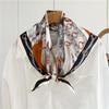 Summer Travel Essential Sun Protection 100% Silk Scarf Shawl for Women 12MM Mulberry Silk Scarves Foulard Femme Bandana