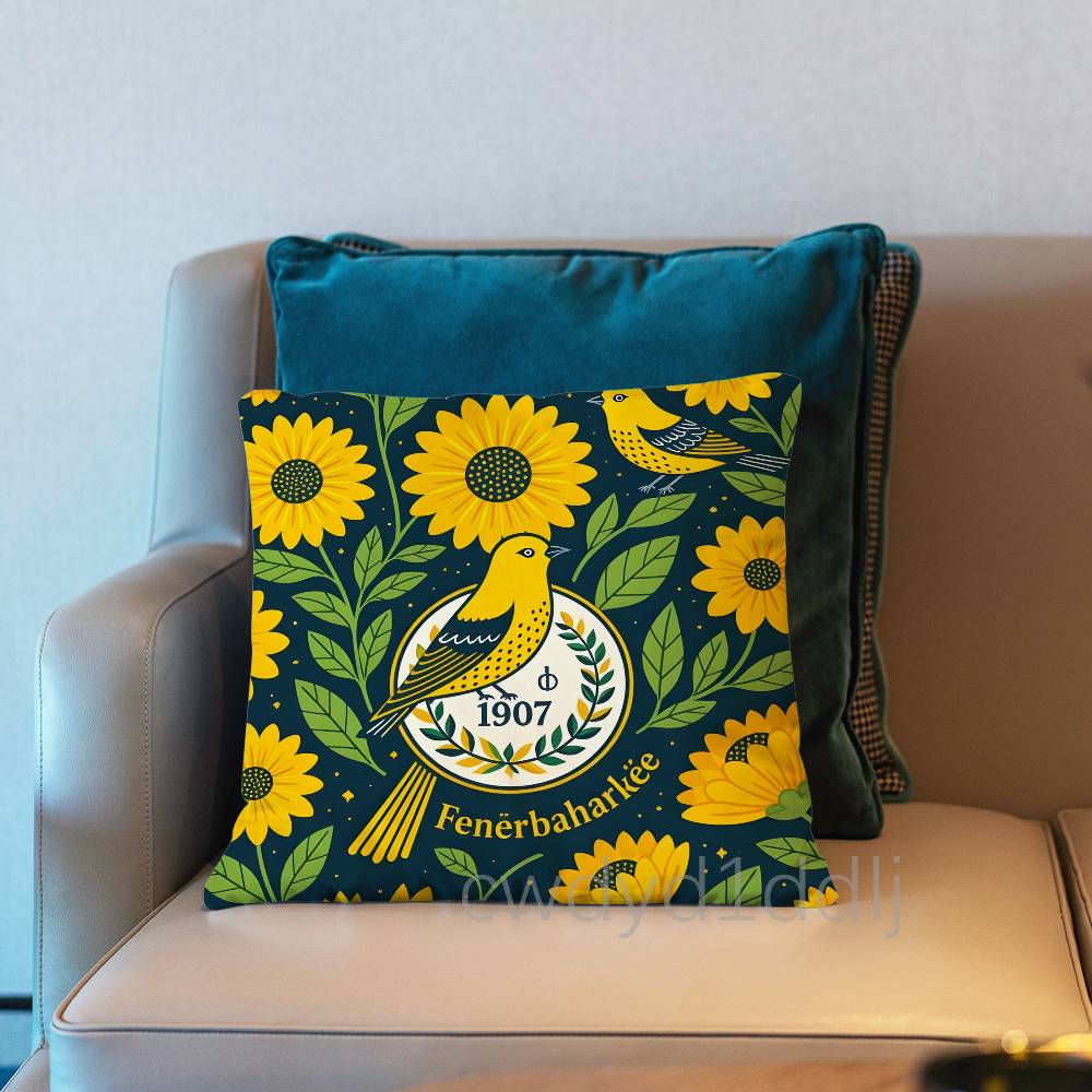 T-Turkey F-Fenerbahce Fc Pillowcases Cute Funny Pillow Case For Wedding Party Home Decor Comfy Pillow Cover