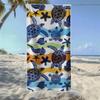 Sea Turtle Pattern Beach Towel, Soft Quick-Drying, Perfect For Portable Outdoor Travel, Swimming, Camping And Summer Beach