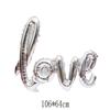 Large Letter LOVE Aluminum Film Balloon Tanabata Valentine's Day Proposal Wedding Party Decoration Decoration