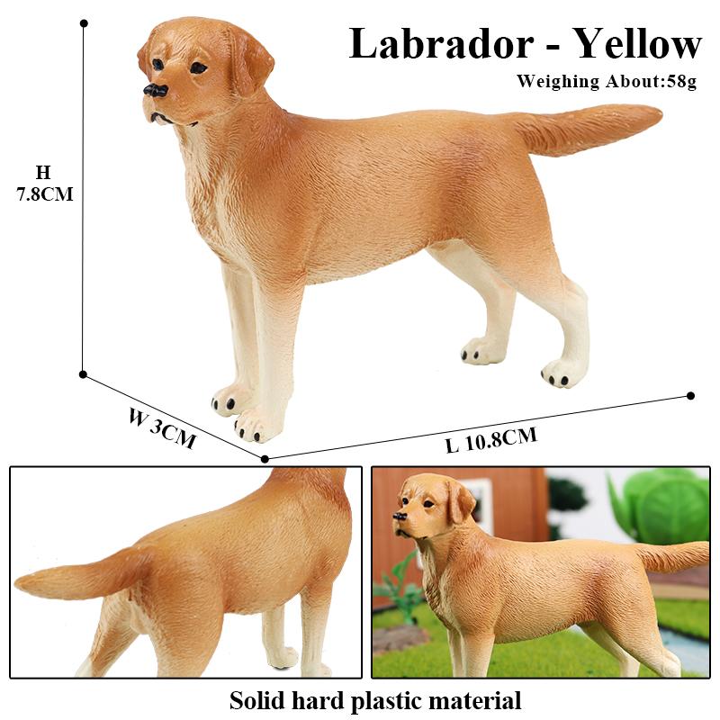Oenux Dog Animals Model Husky German Shepherd Rottweiler Saint Bernard Action Figure Puppy Figurines PVC Collection Toy Kid Gift