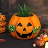 Resin Crafts Halloween Pumpkin Flowerpot Pumpkin Plants Container Ghost Festival Decorative
