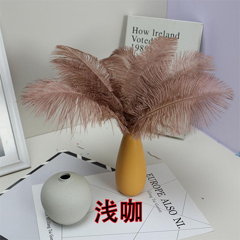 10PCS 20-25Cm Ostrich Feather Stage Performance Feather Handmade Diy Jewelry Decorative Material Ostrich Hair