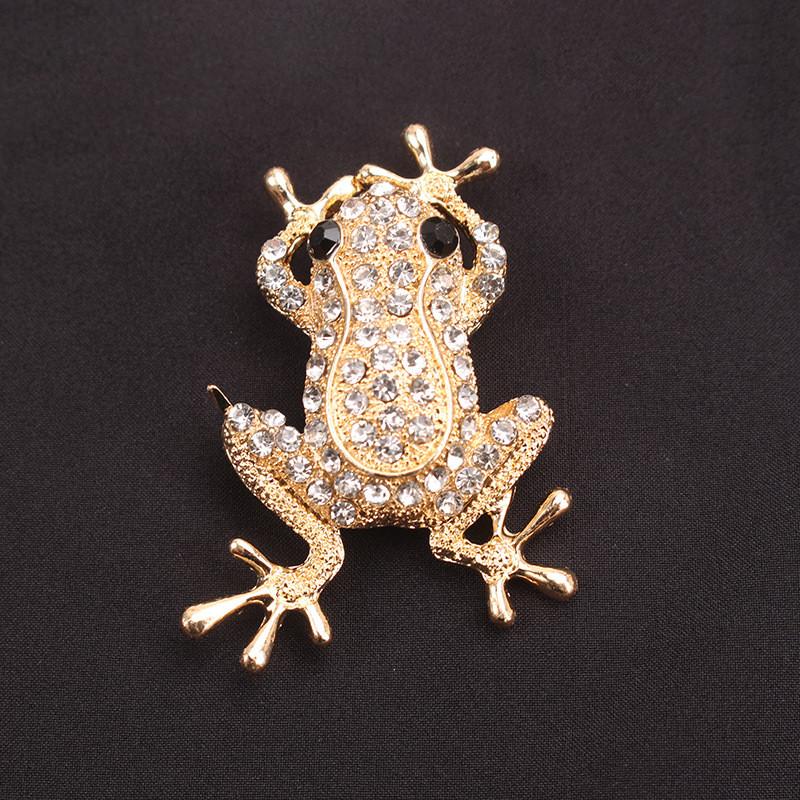 Frosch Brosche Anstecknadel Mode Tier Legierung Dekorativer Schmuck Für Frauen Männer