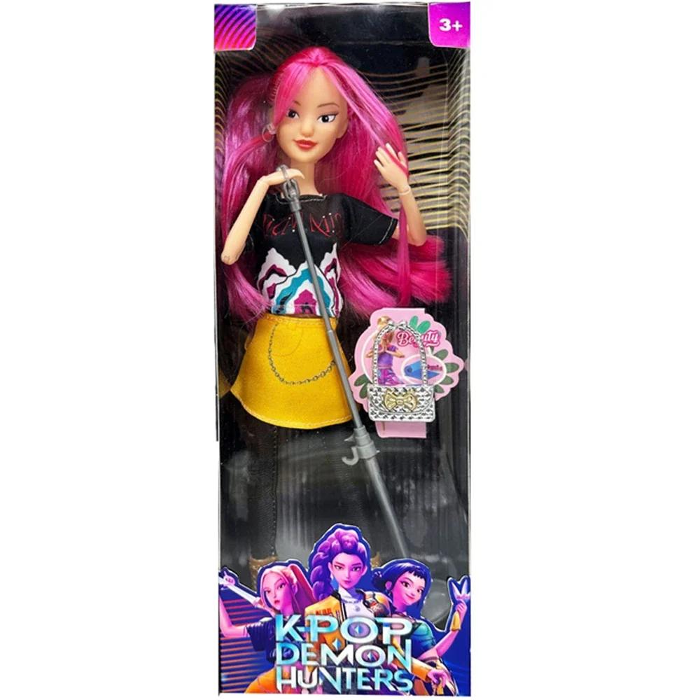 %%NEU Kpop Demon Hunters Actionfigur Rumi Mira Zoey Wunderschöne Prinzessin Babypuppen aus Kunststoff zum Selbermachen für Mädchen