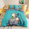 3D Print Japanese Anime Hatsune Miku Bedding Set Kawaii Girls Duvet Cover Set Single Twin Full Queen King Size