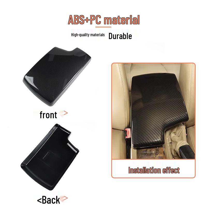 BMW 3 Series E90/F30/F35 Carbon Fiber Armrest Cover 320i Center Console Panel