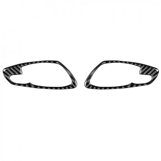 ABS Carbon Fiber Interior Door Handle Bowl Cover Trim Fit For BMW Z4 E85 2003-08
