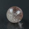 Eigado Rutilquarz Rutilierter Roter Gutes Arbeitskraft Amulett Kugel, 25mm, 21,7g, Quarz, Glück, Glück, Stein,