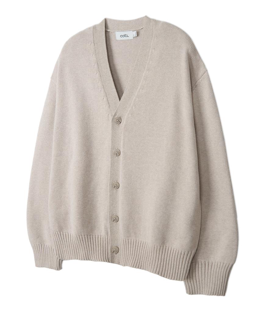 Costume O’Clock [Renewal Ver.] Soft Basic V-Neck Cardigan Light Gray Cooscd001Lgray