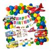 Transportation Birthday Party Decorations Balloon Banner Garland