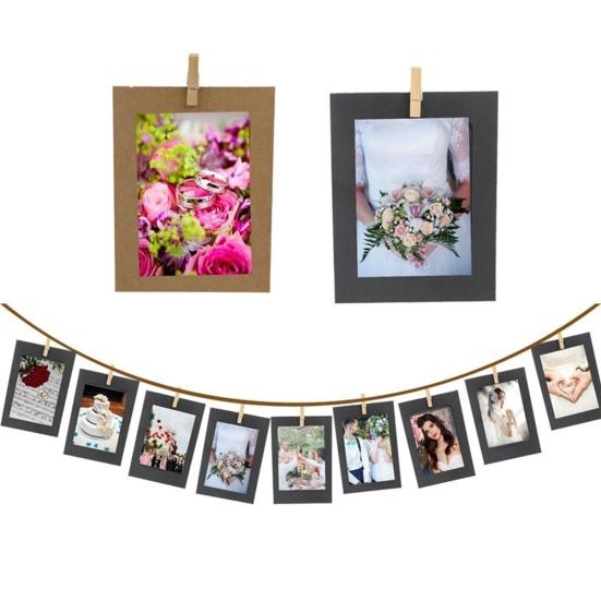 220cm 6inch Photo Frame Clips Picture Holder Baby Shower Birthday Party Decor